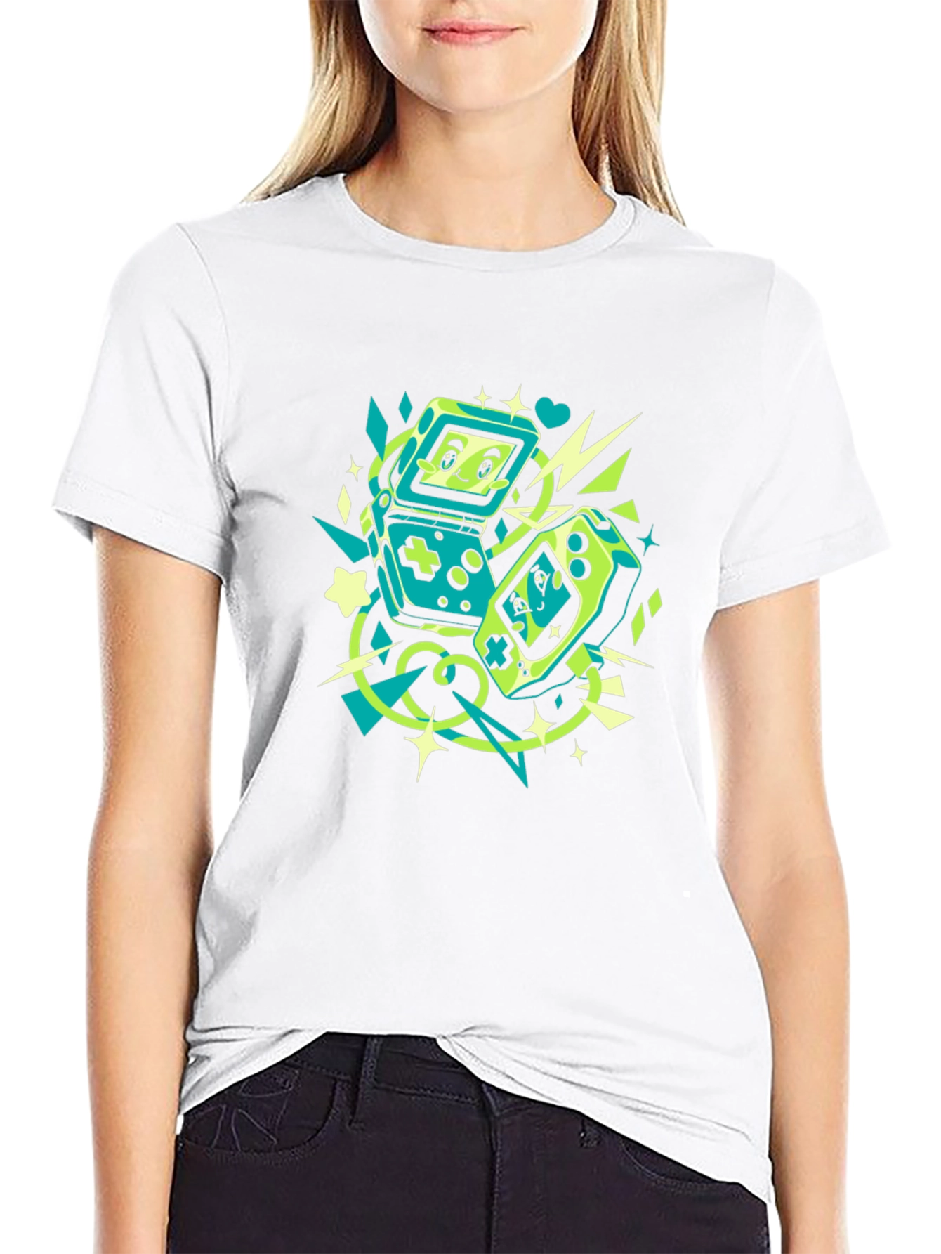 Retro Gaming Black T-Shirt
