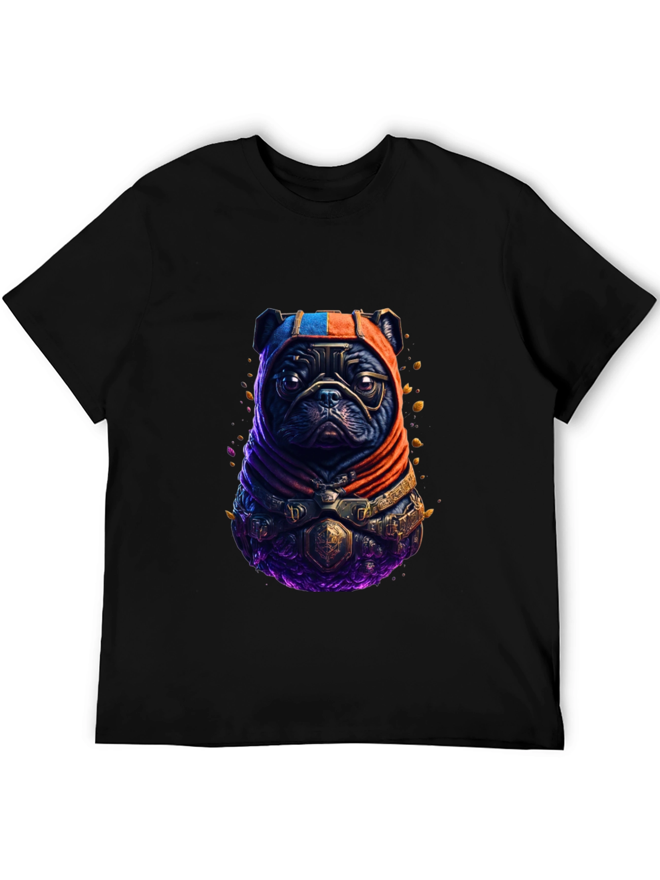 Armored Pug T-Shirt - Unique Graphic Tee
