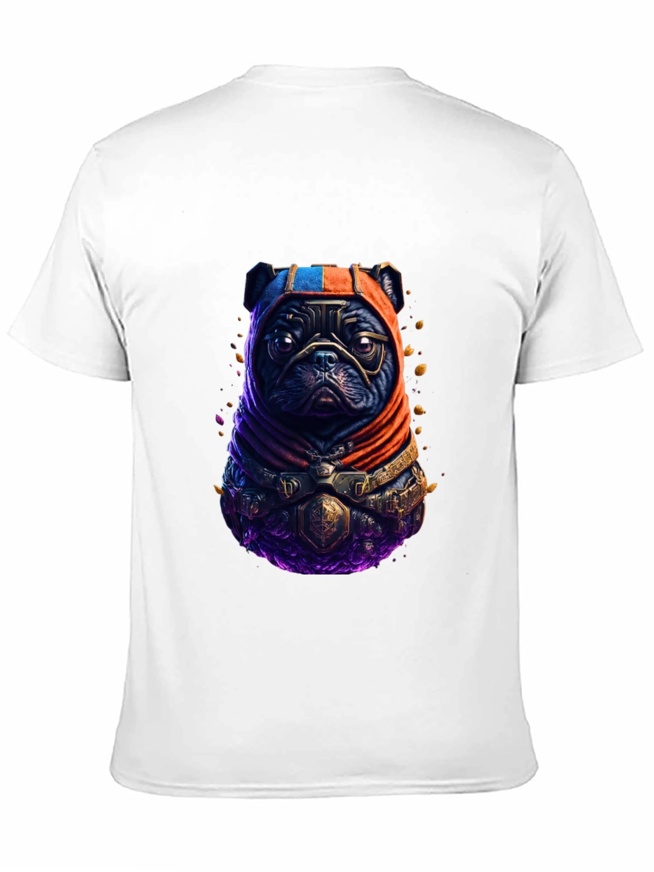 Armored Pug T-Shirt - Unique Graphic Tee