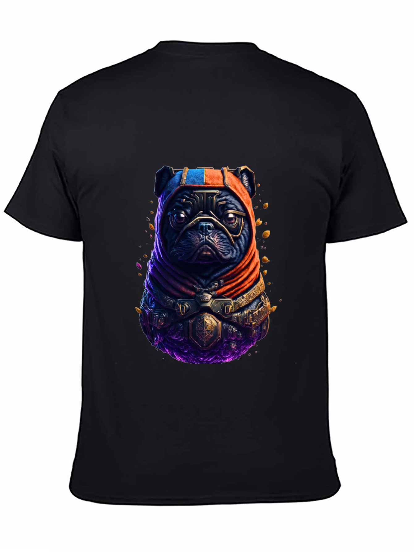 Armored Pug T-Shirt - Unique Graphic Tee