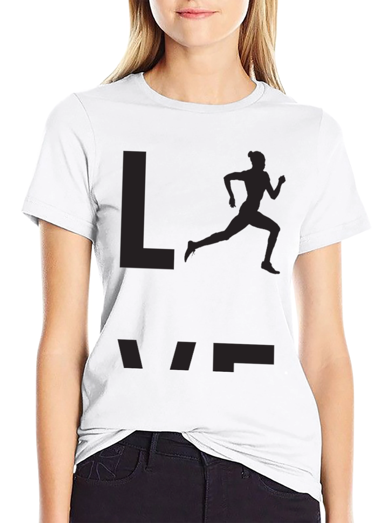 Love Running Graphic T-Shirt