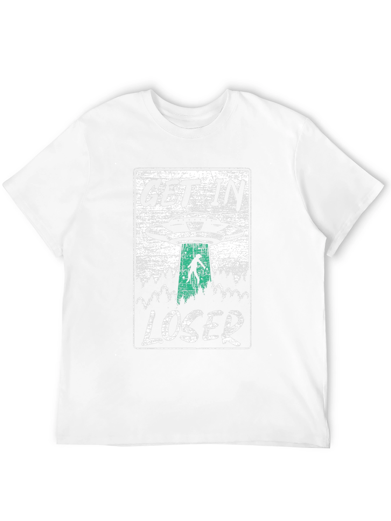 Get In Loser Alien Abduction Graphic Tee