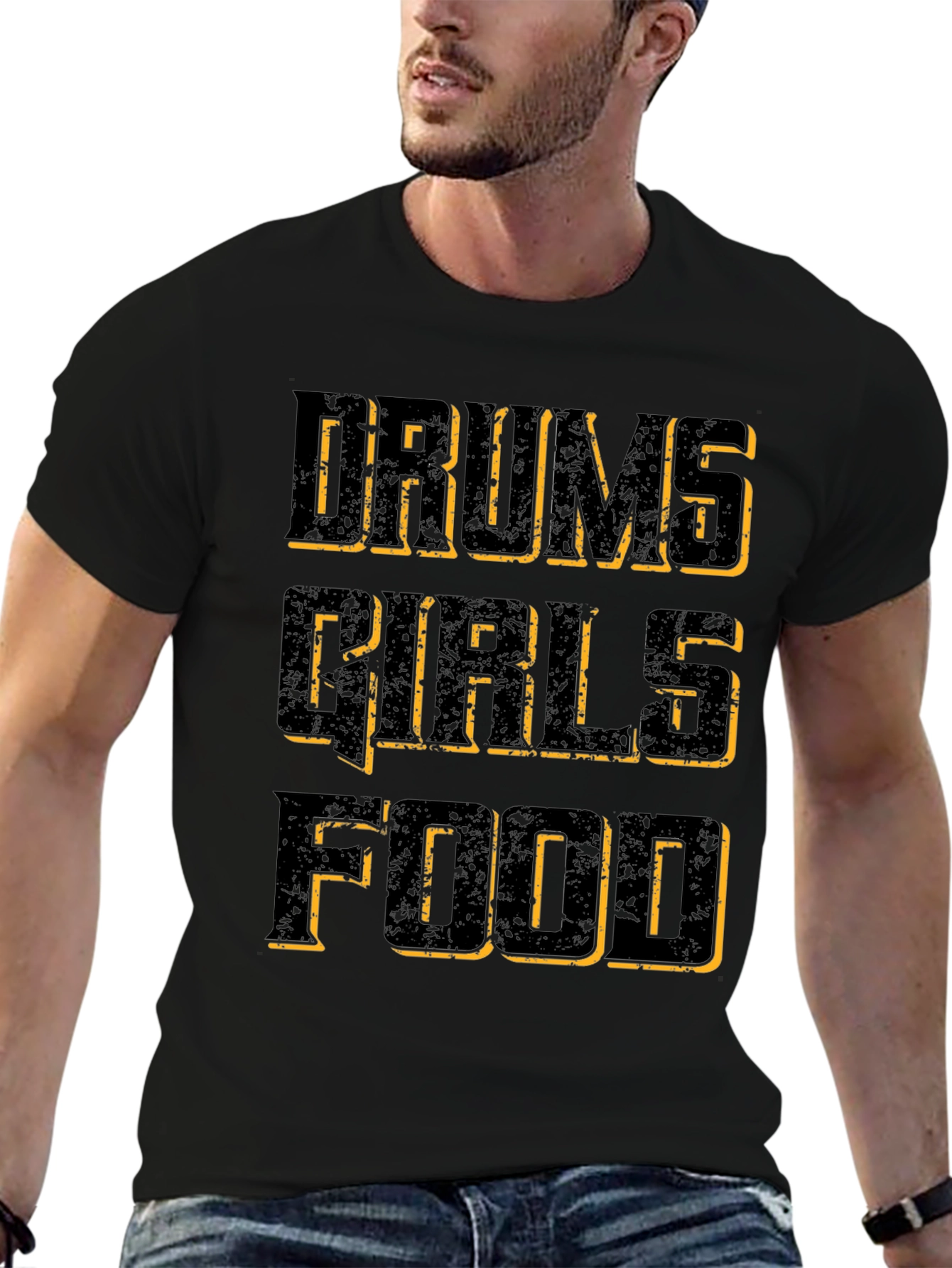 Drums Girls Food Graphic Tee