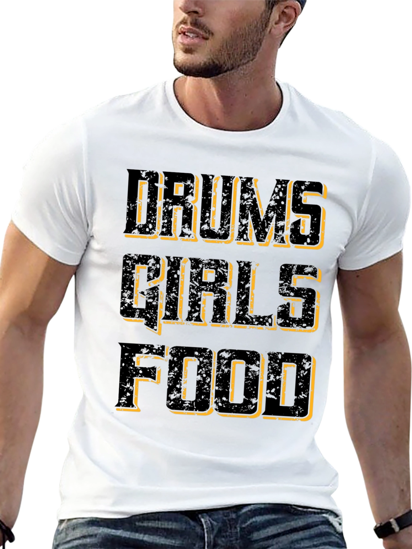 Drums Girls Food Graphic Tee