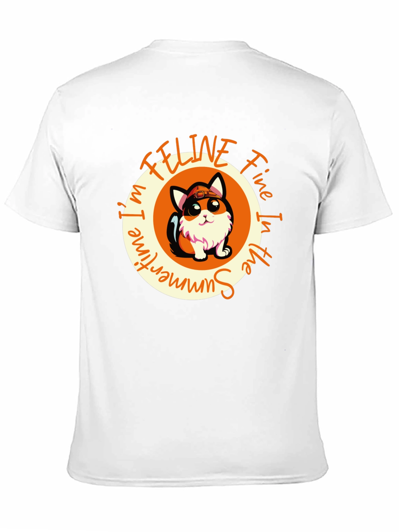 Feline Fine in the Summertime Graphic Tee