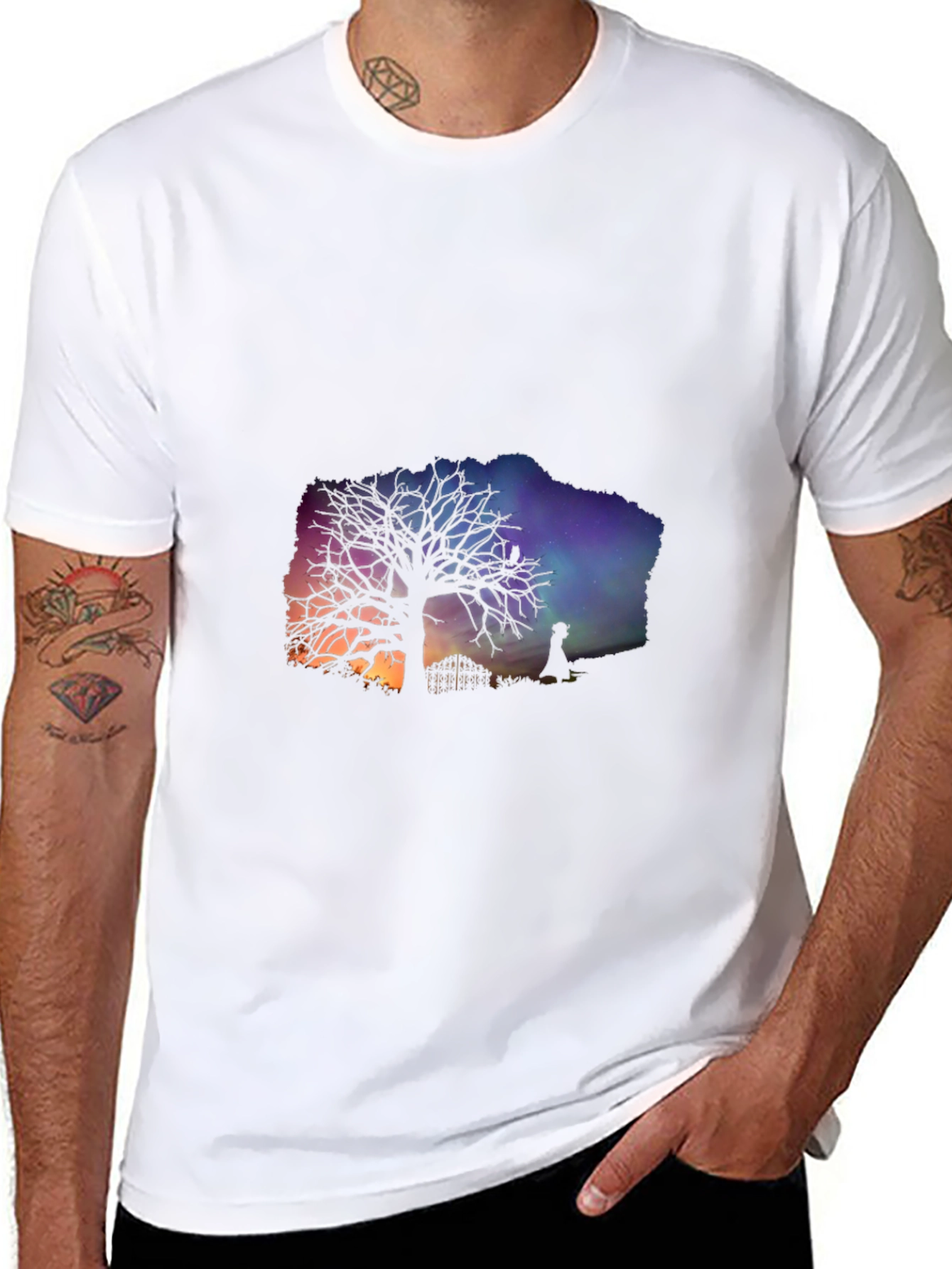 Silhouette Tree Graphic Tee