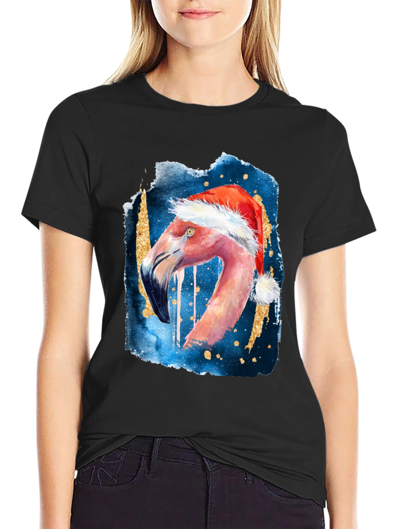 Festive Flamingo T-Shirt
