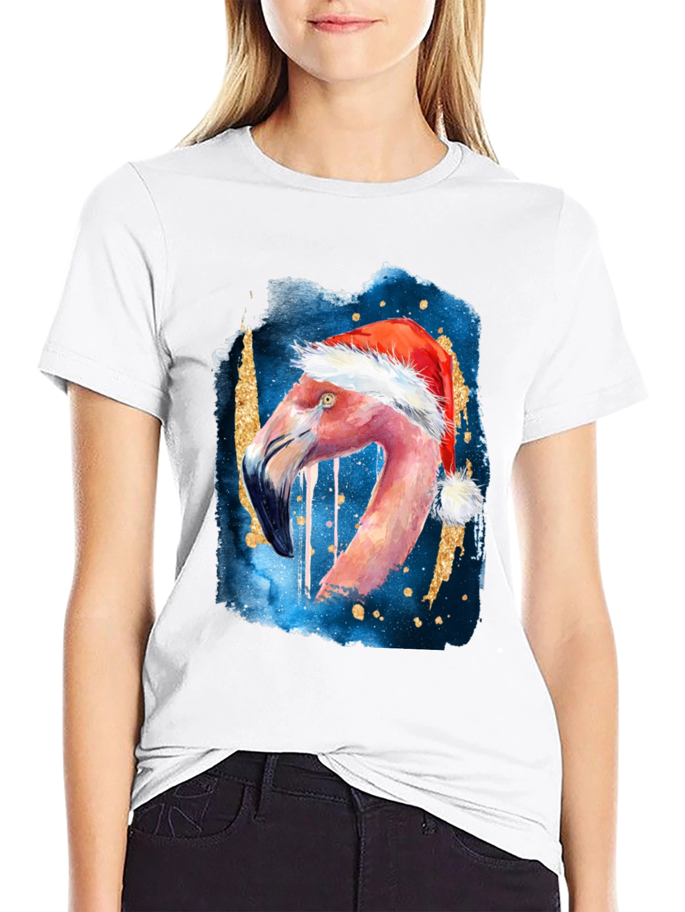 Festive Flamingo T-Shirt
