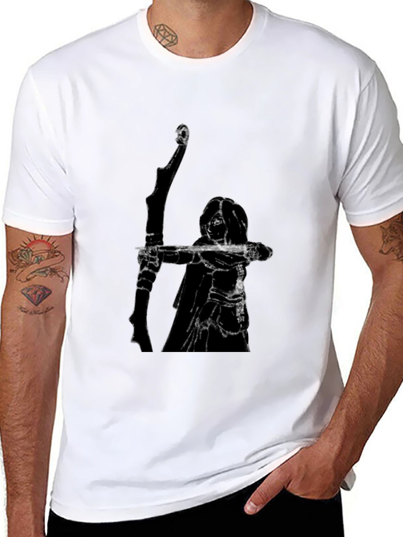 Archer Graphic T-Shirt - Black
