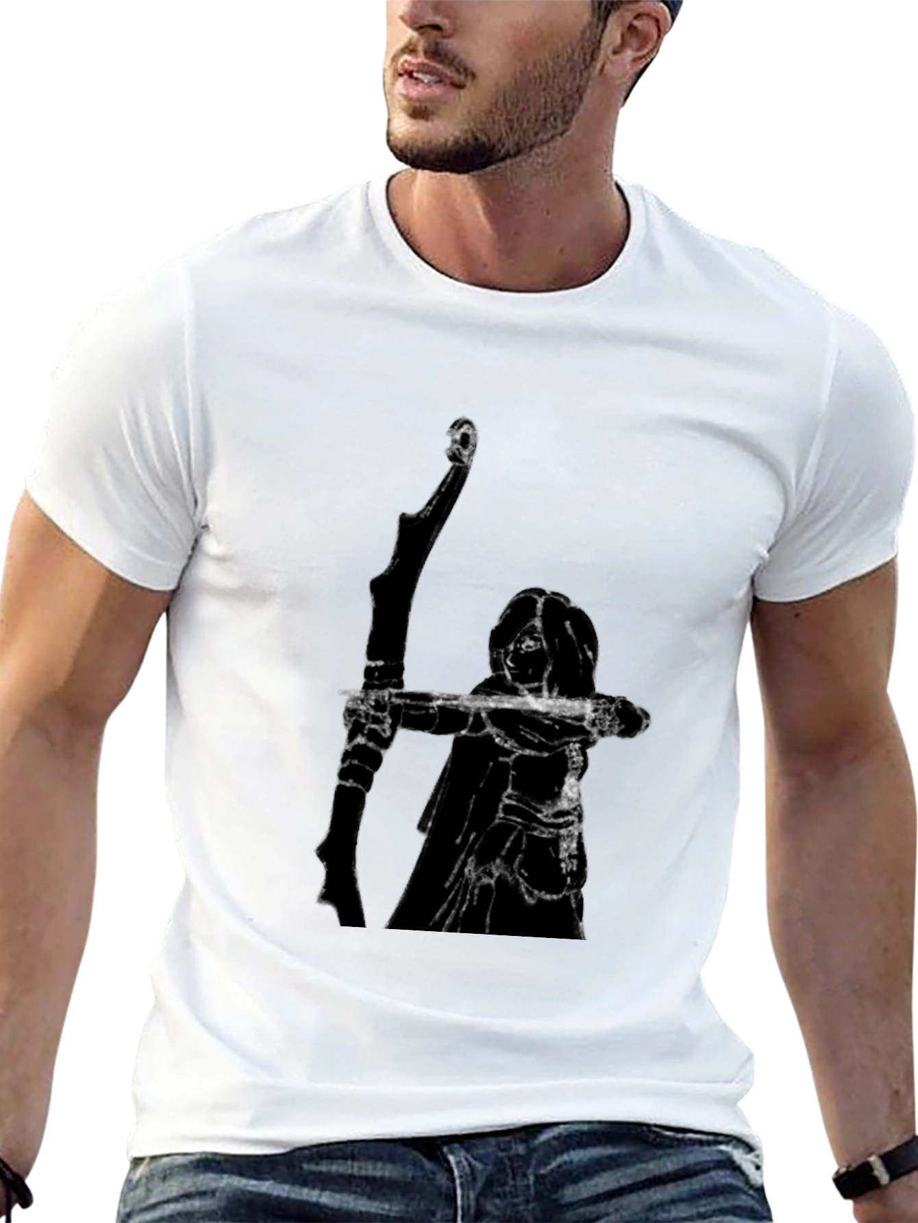 Archer Graphic T-Shirt - Black