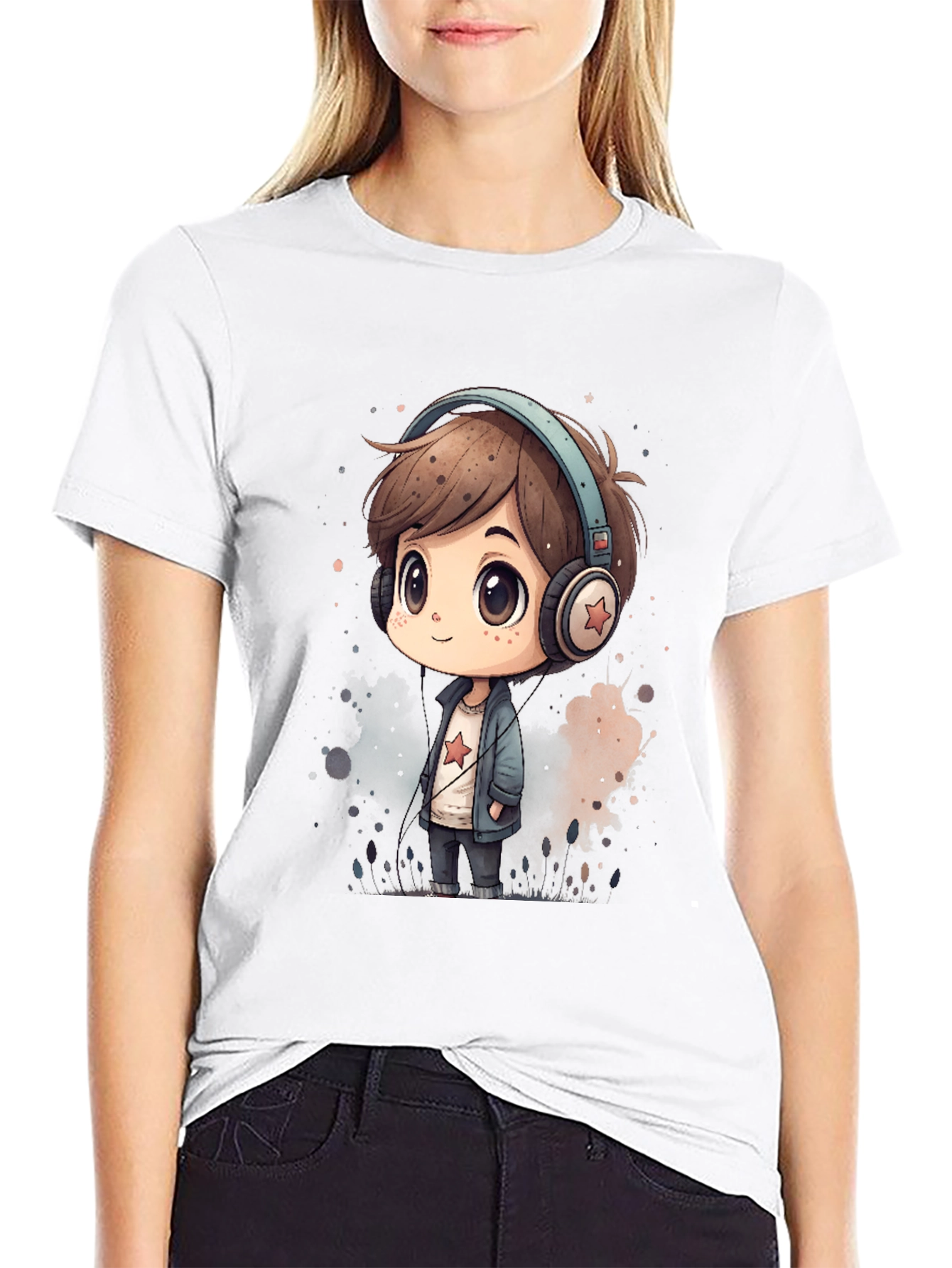 Cartoon Boy T-Shirt - Cool Graphic Tee