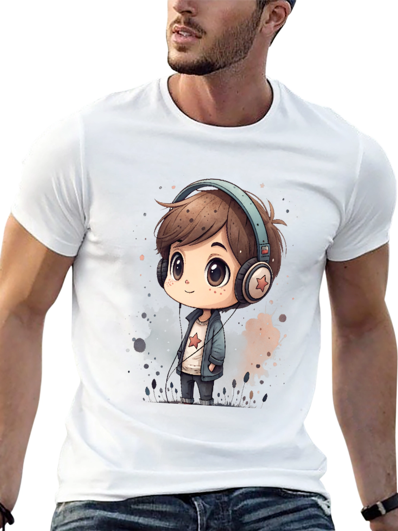 Cartoon Boy T-Shirt - Cool Graphic Tee