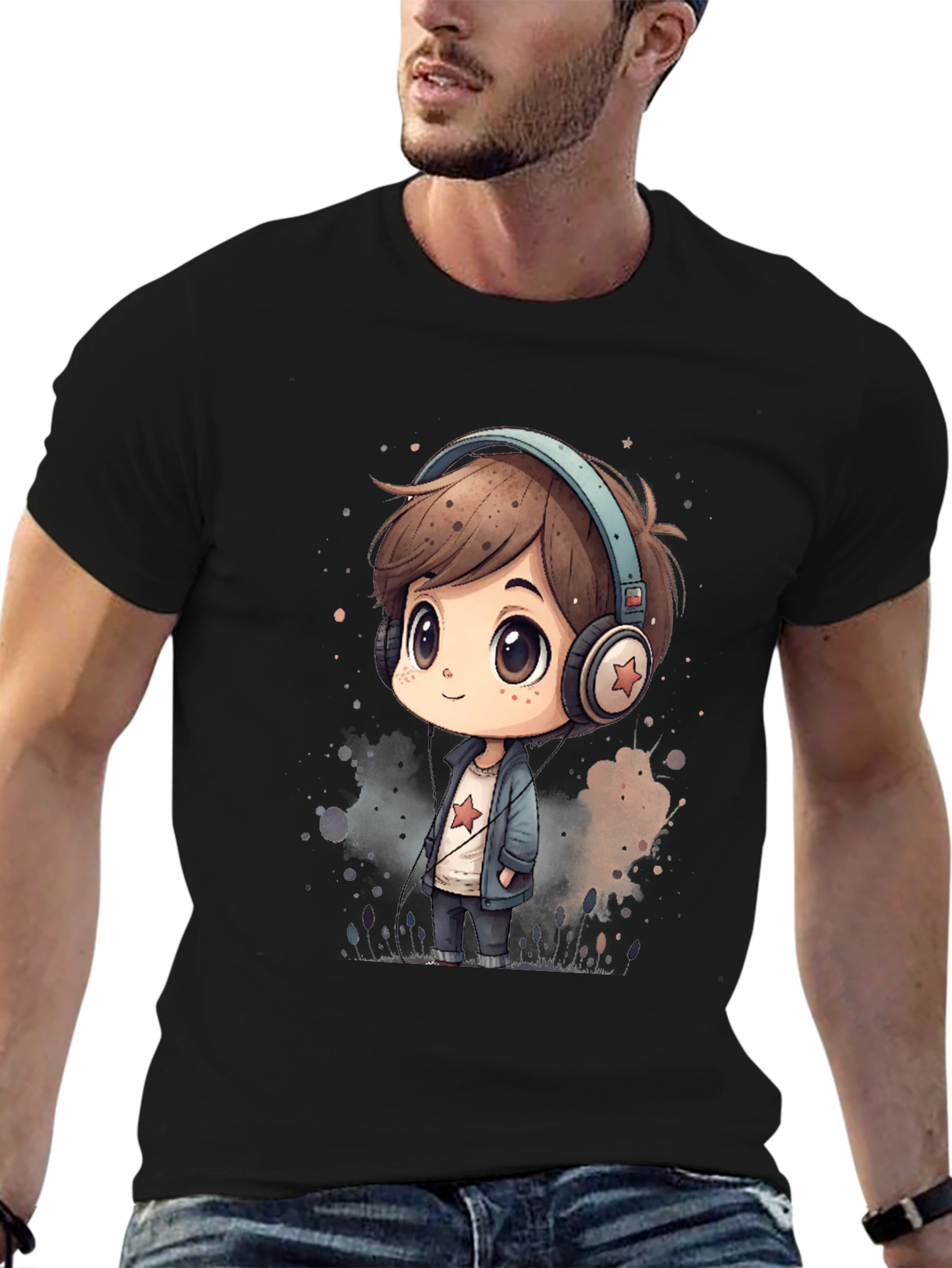 Cartoon Boy T-Shirt - Cool Graphic Tee
