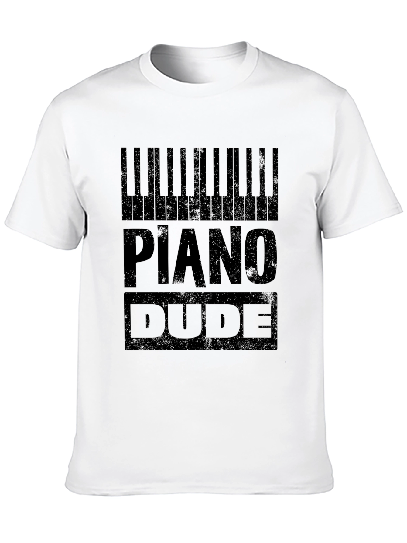 Piano Dude Black Graphic Tee