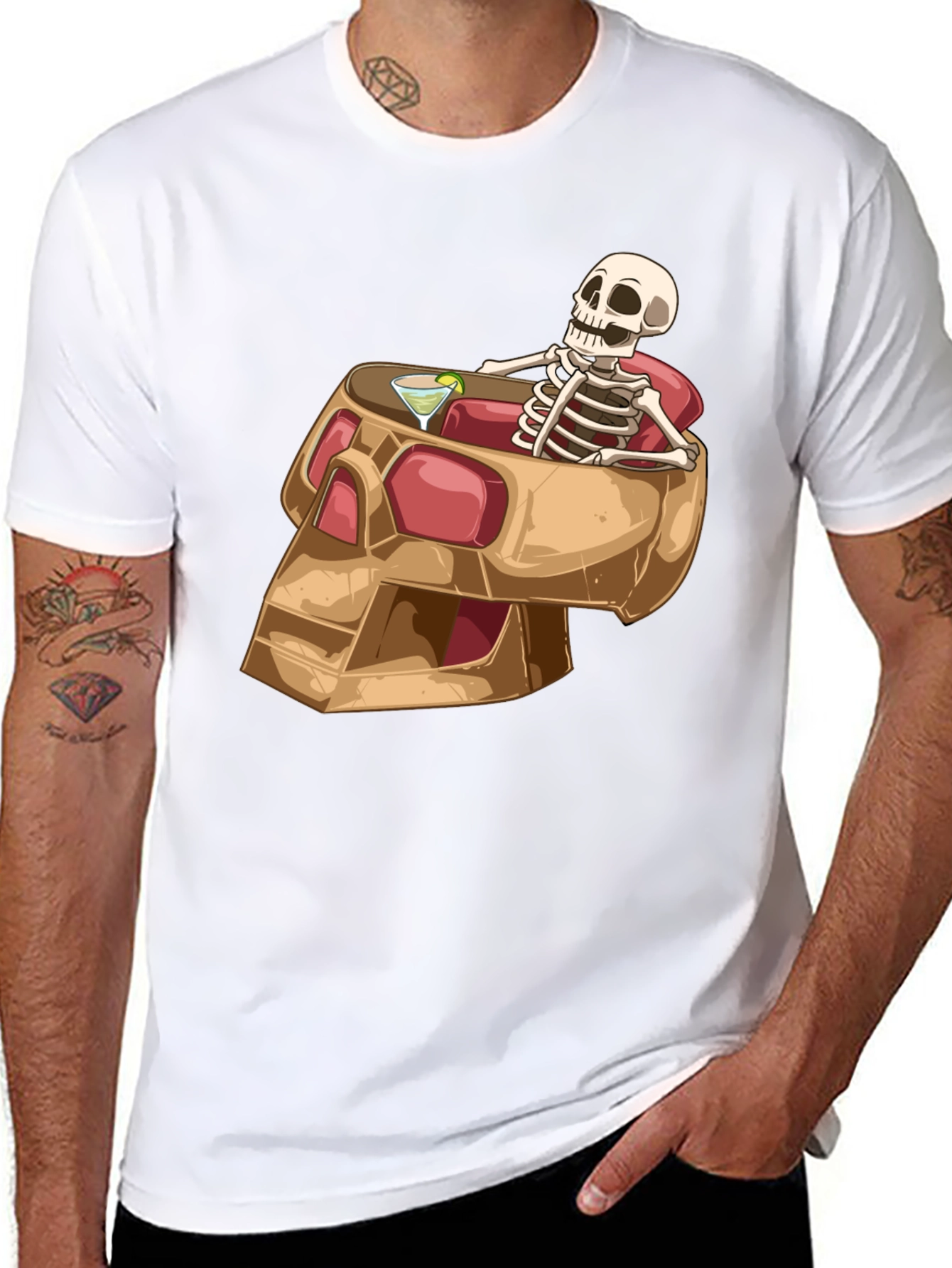 Relaxing Skeleton T-Shirt