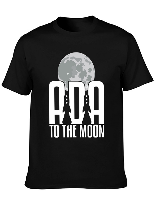 ADA to the Moon Black T-Shirt