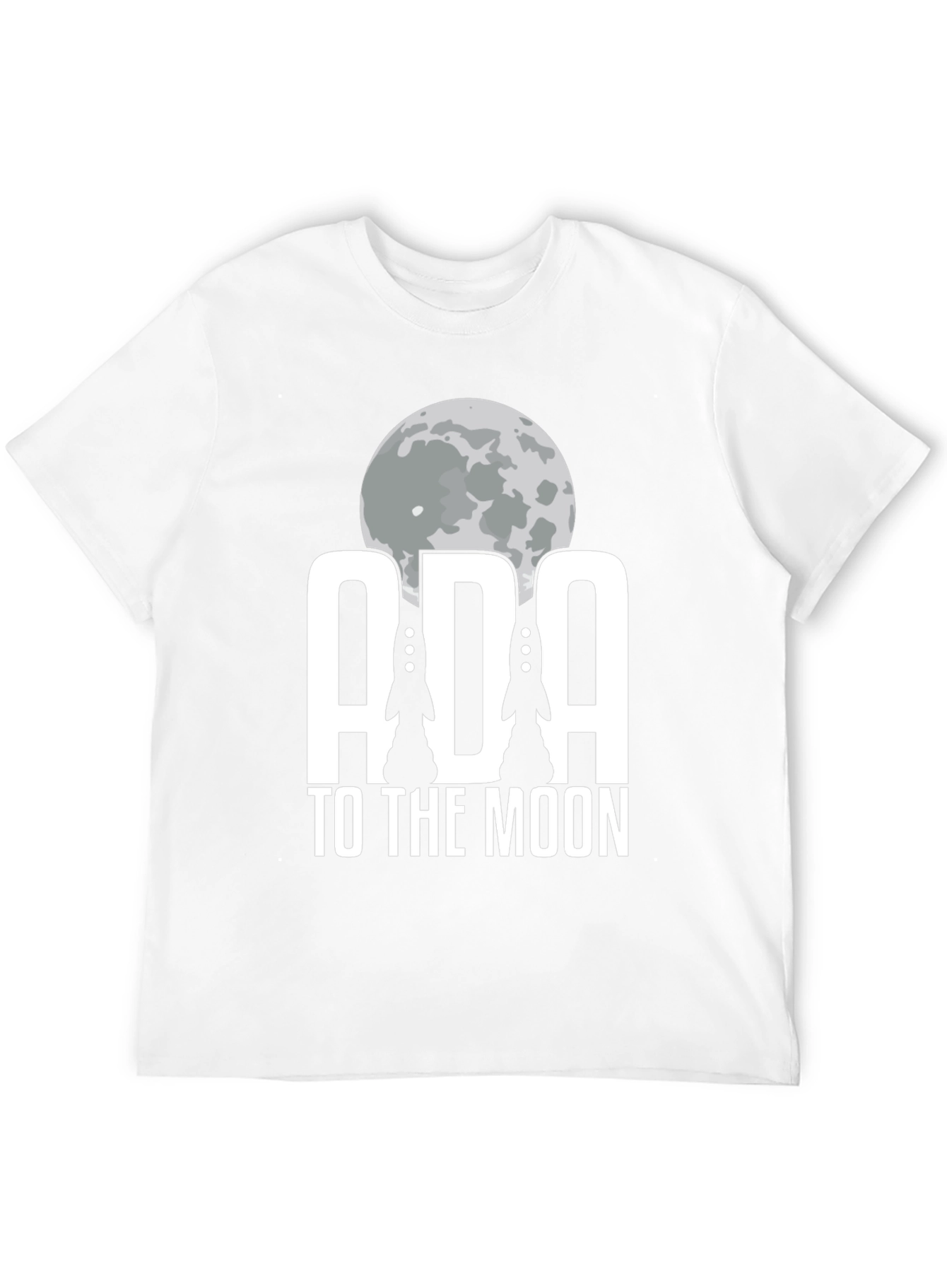 ADA to the Moon Black T-Shirt