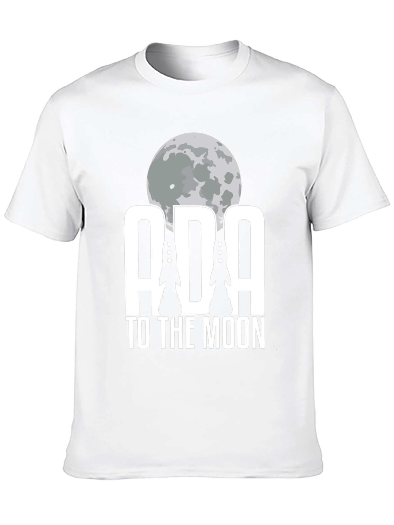 ADA to the Moon Black T-Shirt