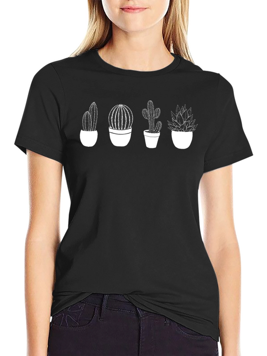Cactus Plant T-Shirt - Unique Desert Graphic Tee