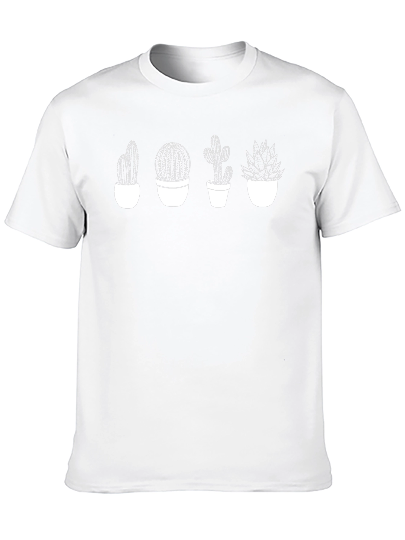 Cactus Plant T-Shirt - Unique Desert Graphic Tee