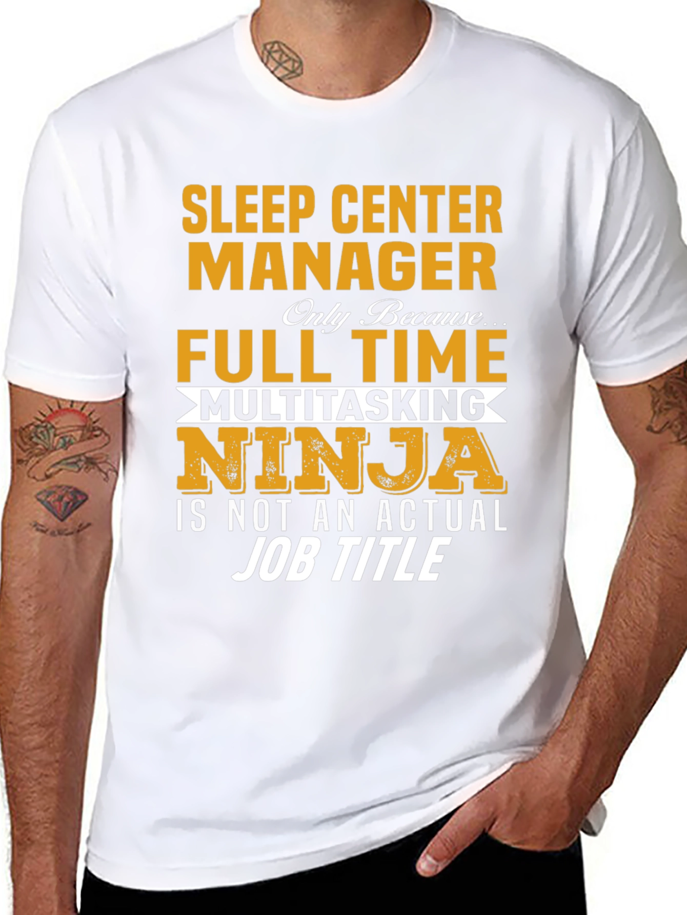 Sleep Center Manager Full Time Ninja T-Shirt