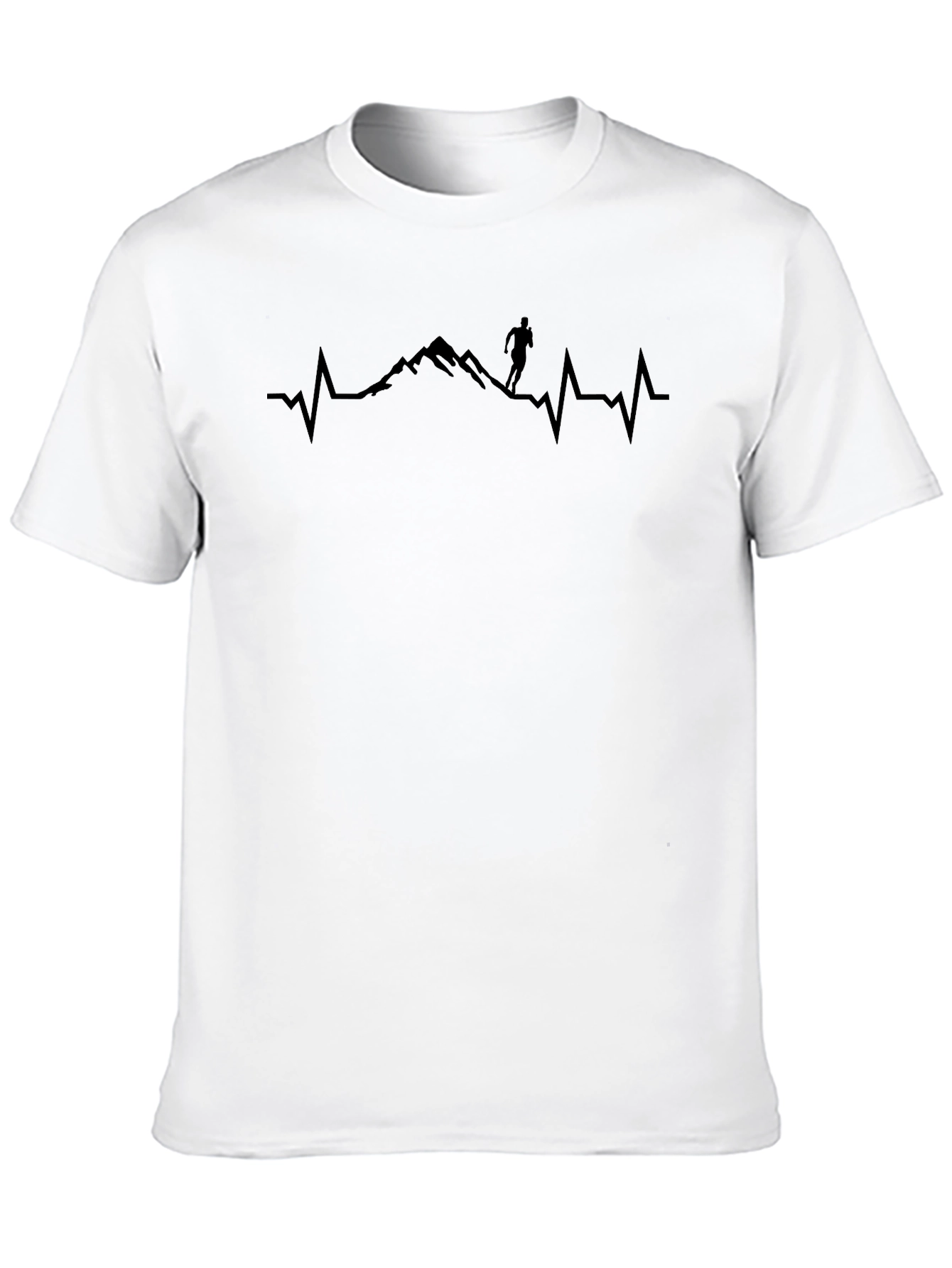 Mountain Runner Heartbeat T-Shirt