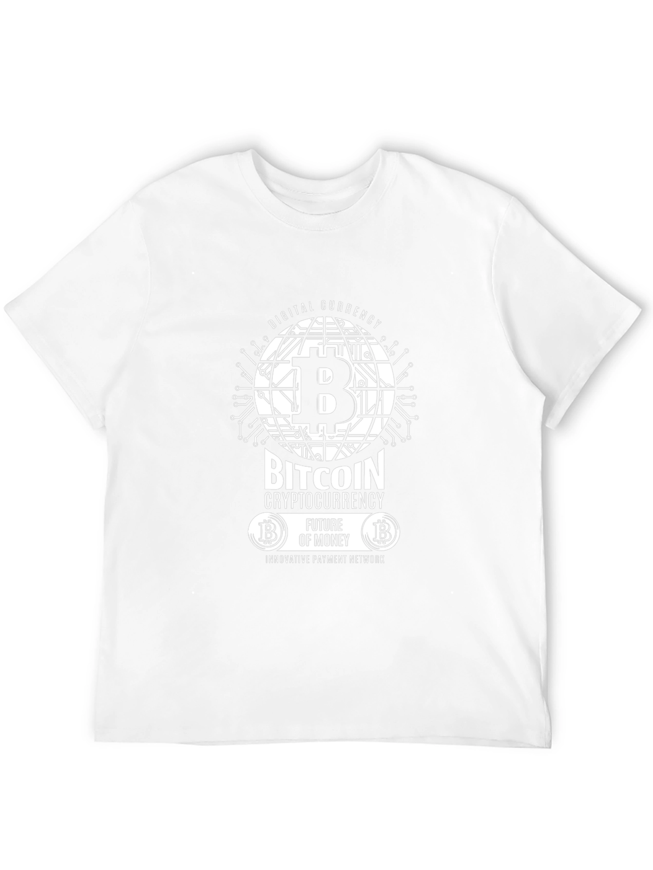 Bitcoin Crypto Digital Currency Graphic T-Shirt