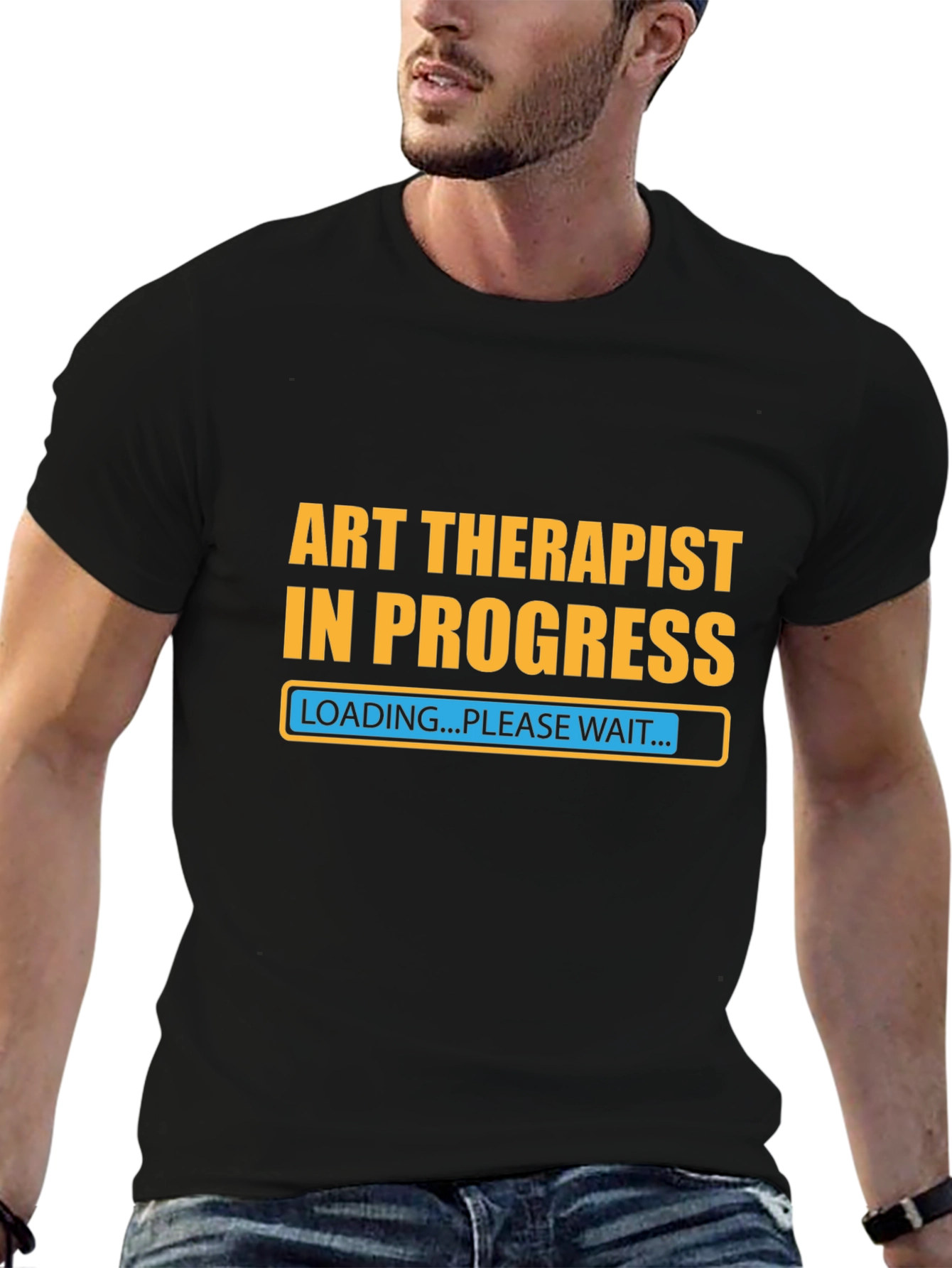 Art Therapist in Progress T-Shirt - Black