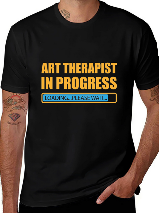 Art Therapist in Progress T-Shirt - Black