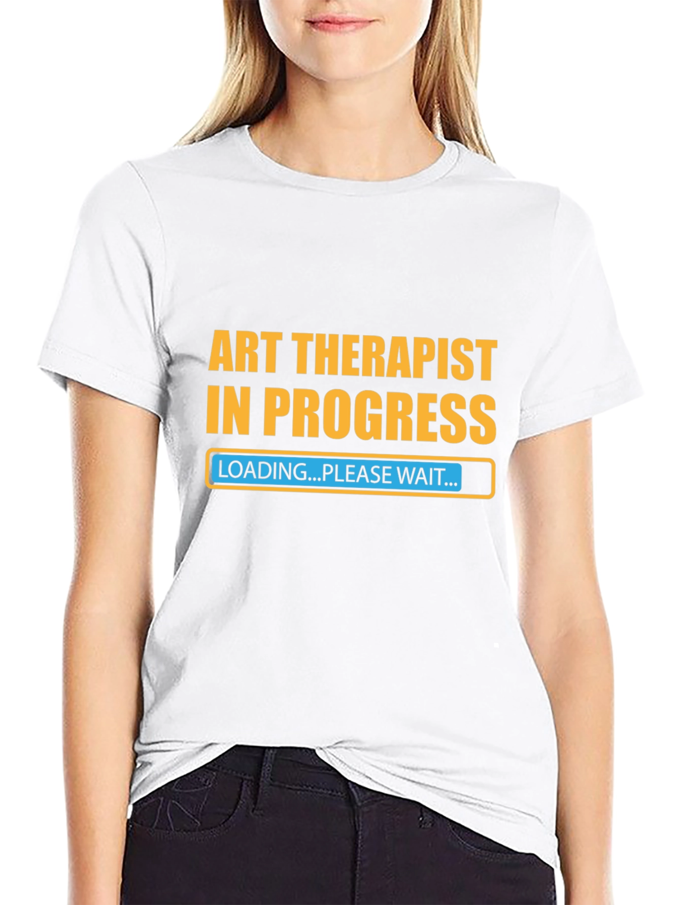 Art Therapist in Progress T-Shirt - Black