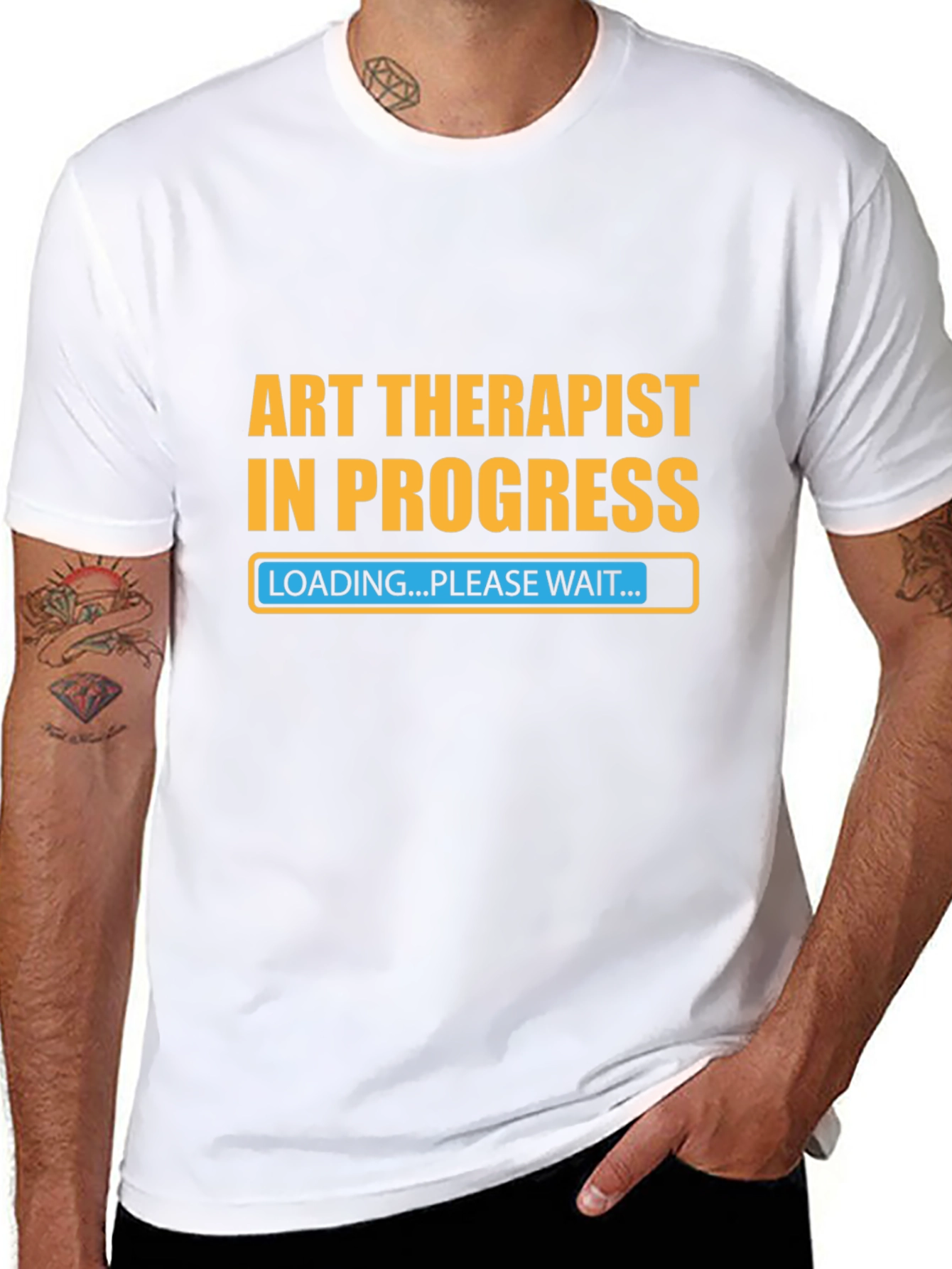 Art Therapist in Progress T-Shirt - Black