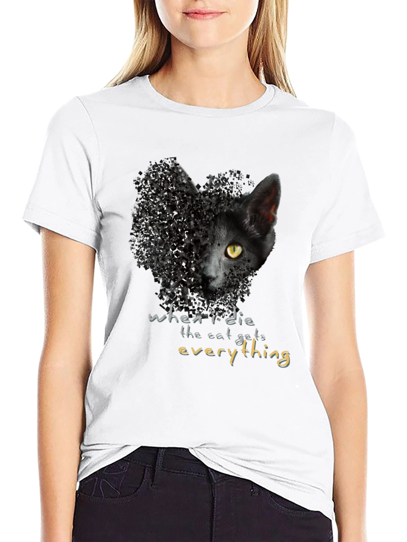 Black Cat Everything Graphic Tee