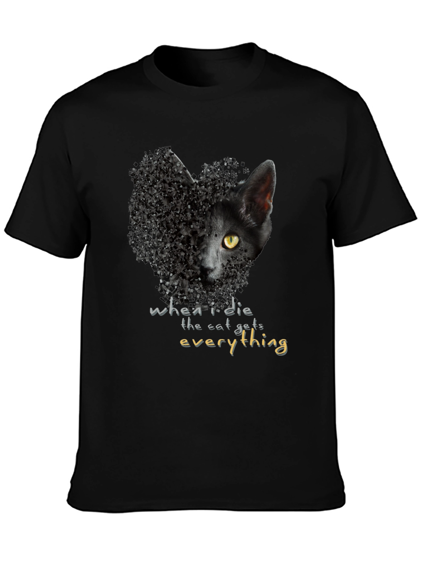 Black Cat Everything Graphic Tee