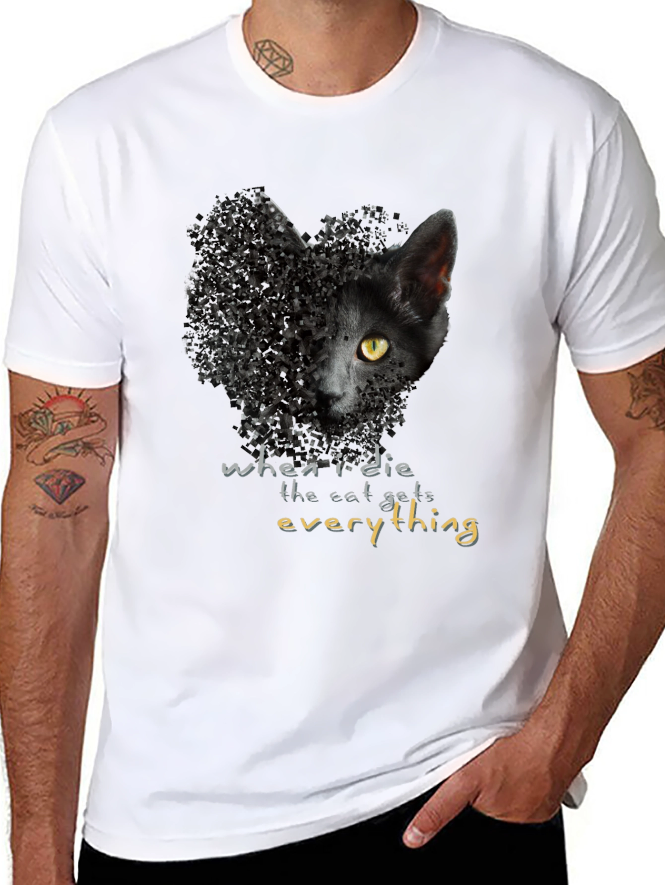 Black Cat Everything Graphic Tee