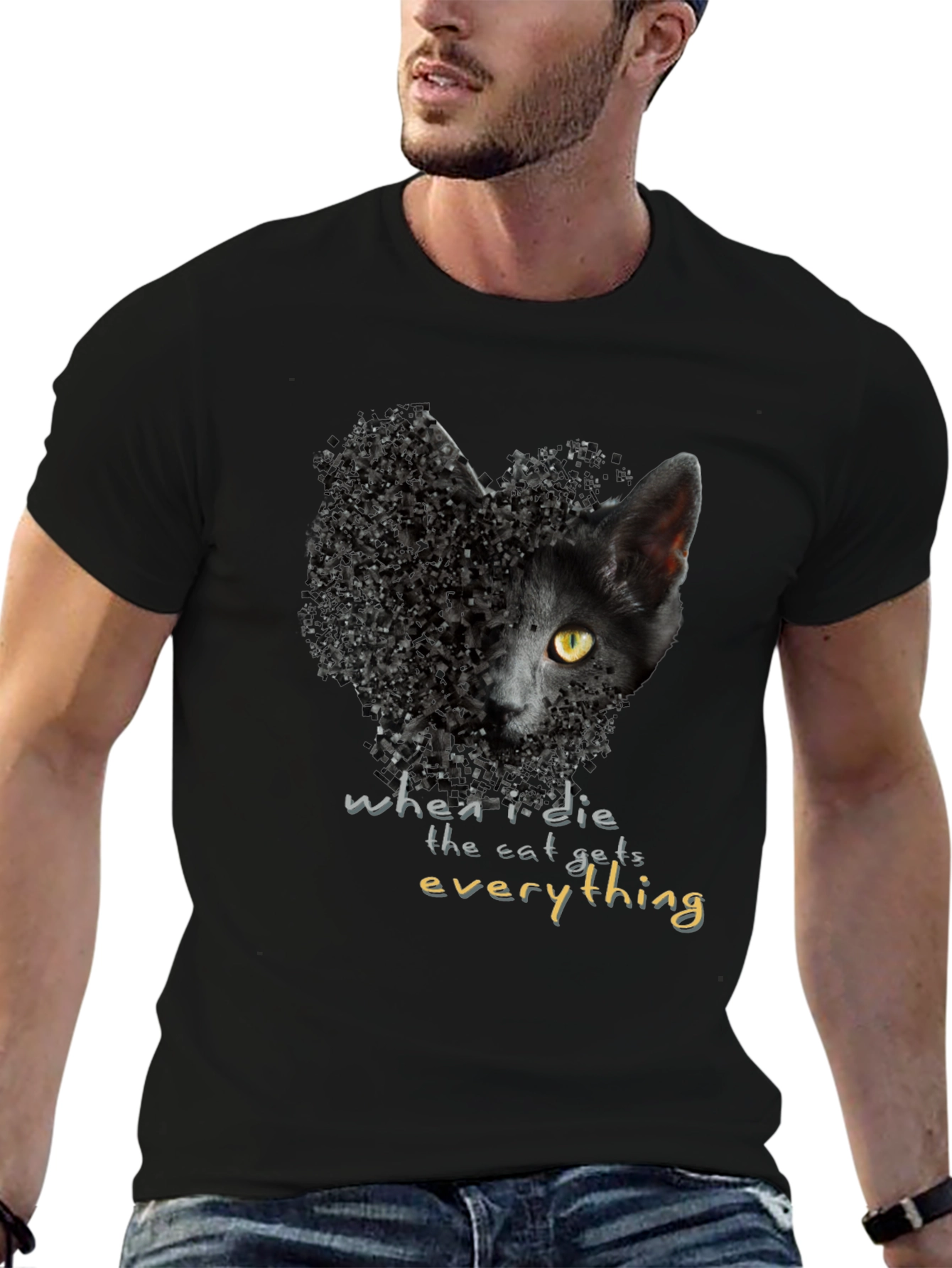 Black Cat Everything Graphic Tee