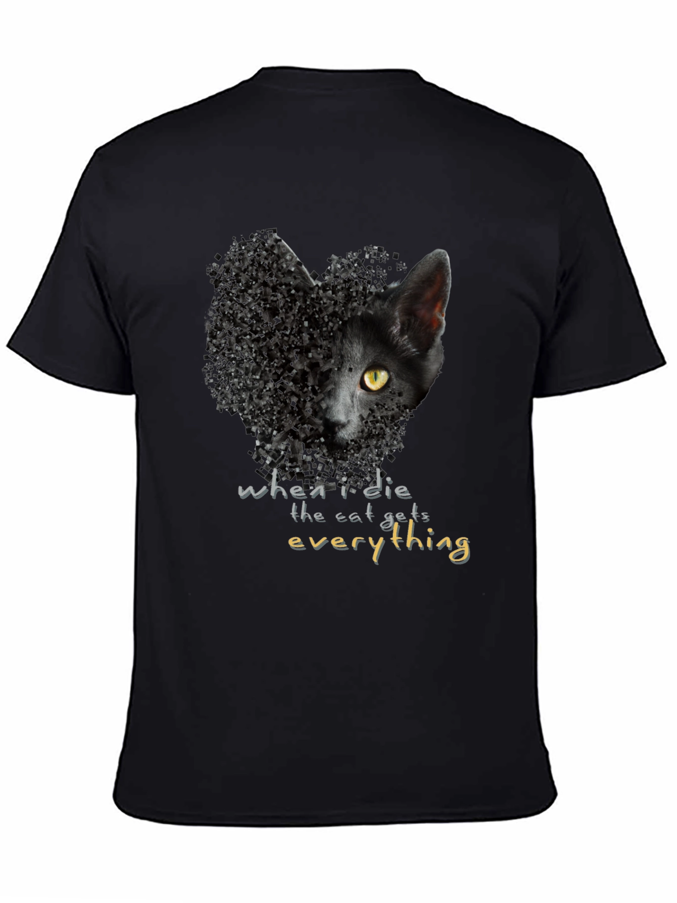 Black Cat Everything Graphic Tee