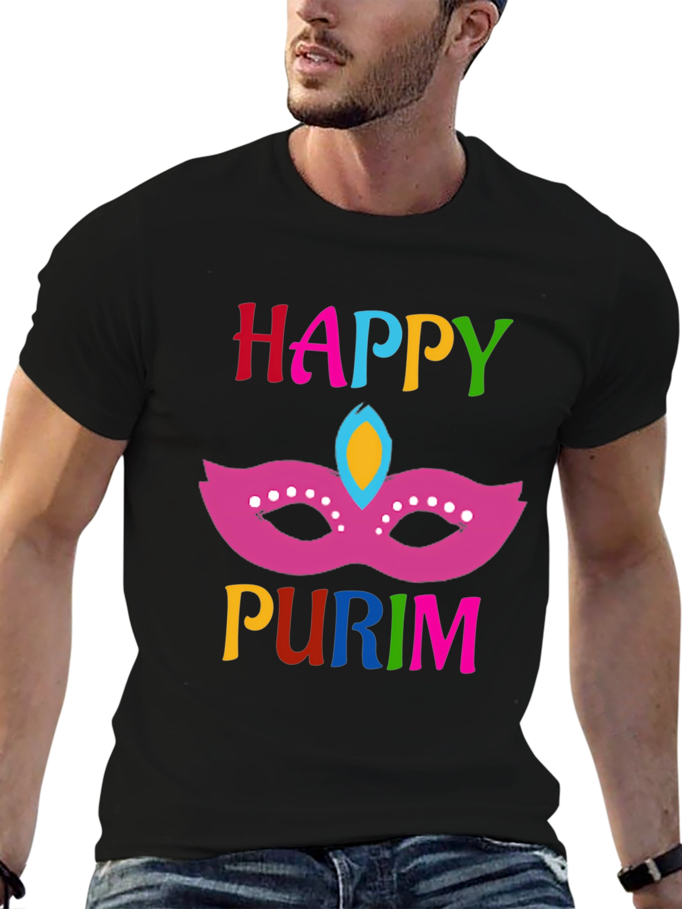 Happy Purim Mask T-Shirt