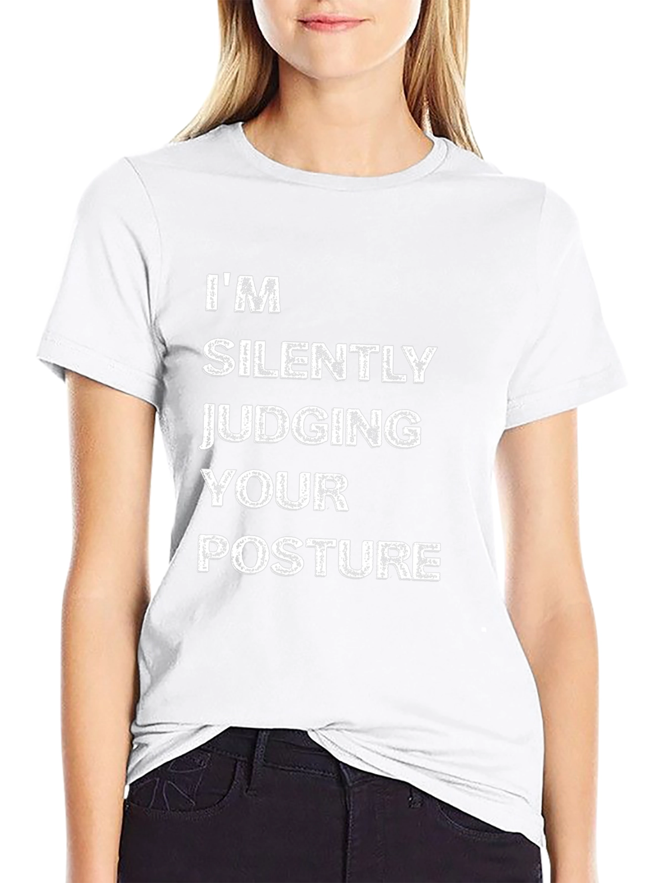 Funny Posture Judging T-Shirt - Sarcastic Tee