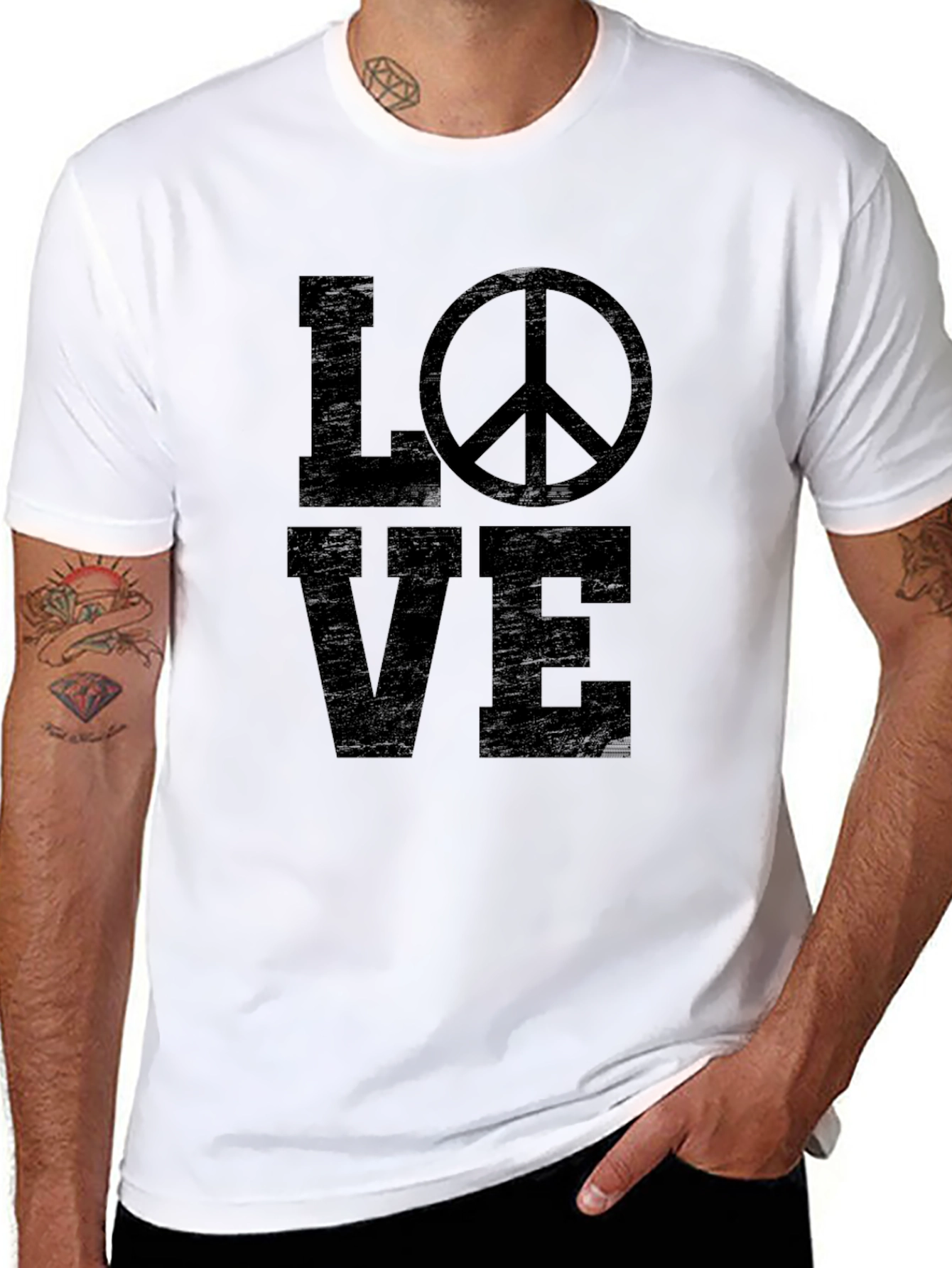 Peace and Love Graphic Tee