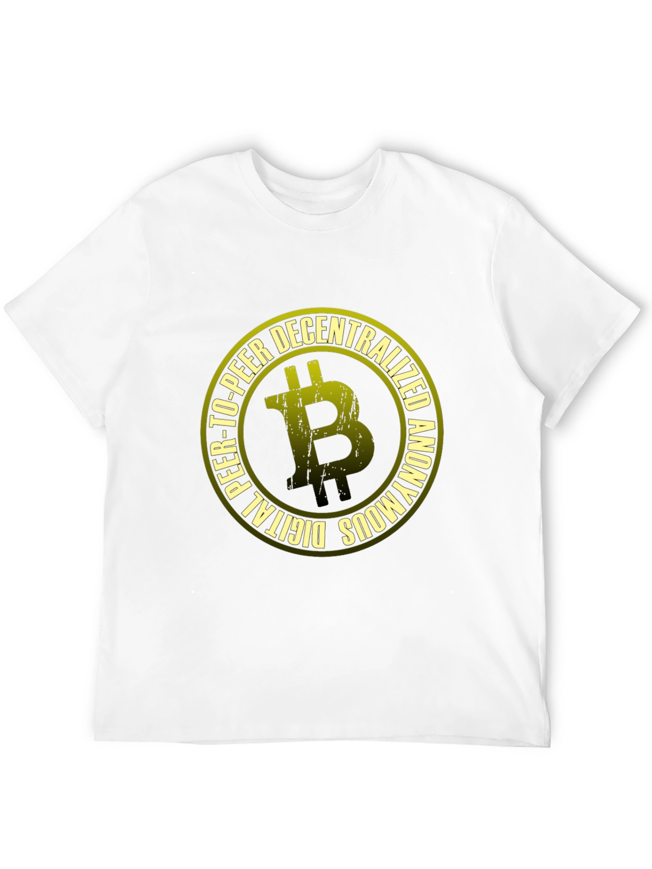 Bitcoin Decentralized Graphic Black T-Shirt