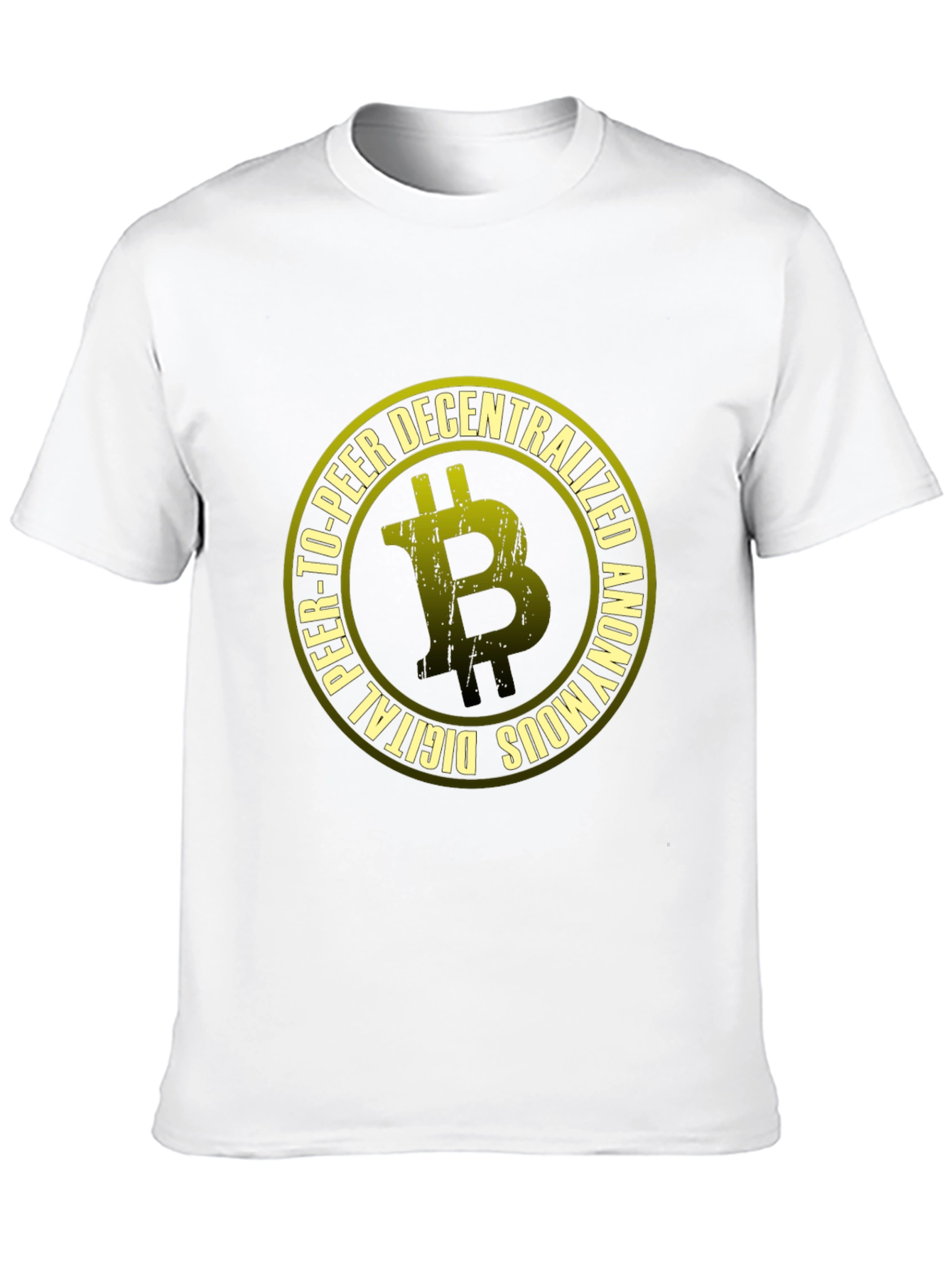 Bitcoin Decentralized Graphic Black T-Shirt