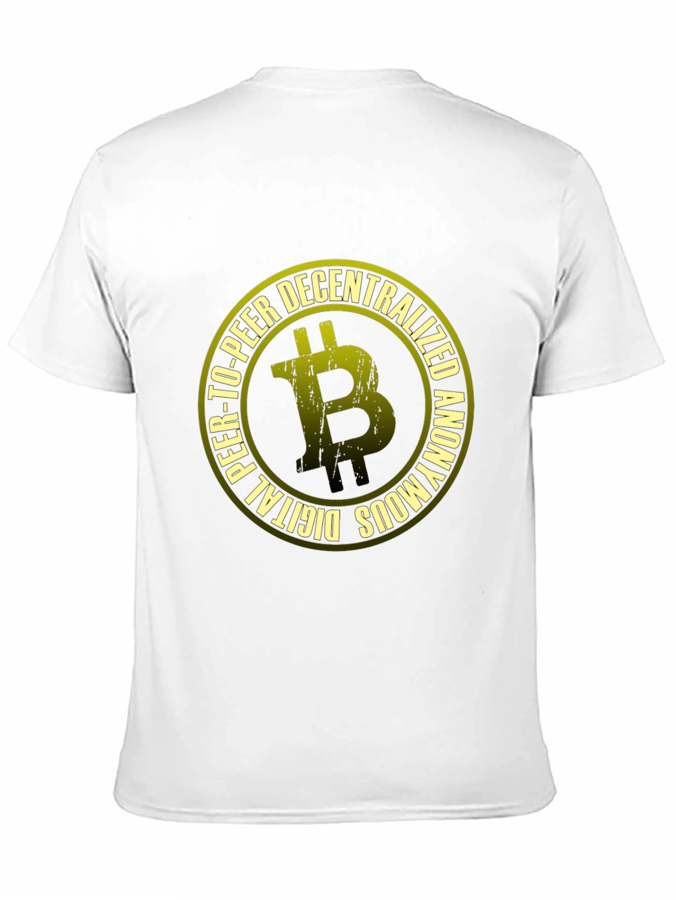 Bitcoin Decentralized Graphic Black T-Shirt