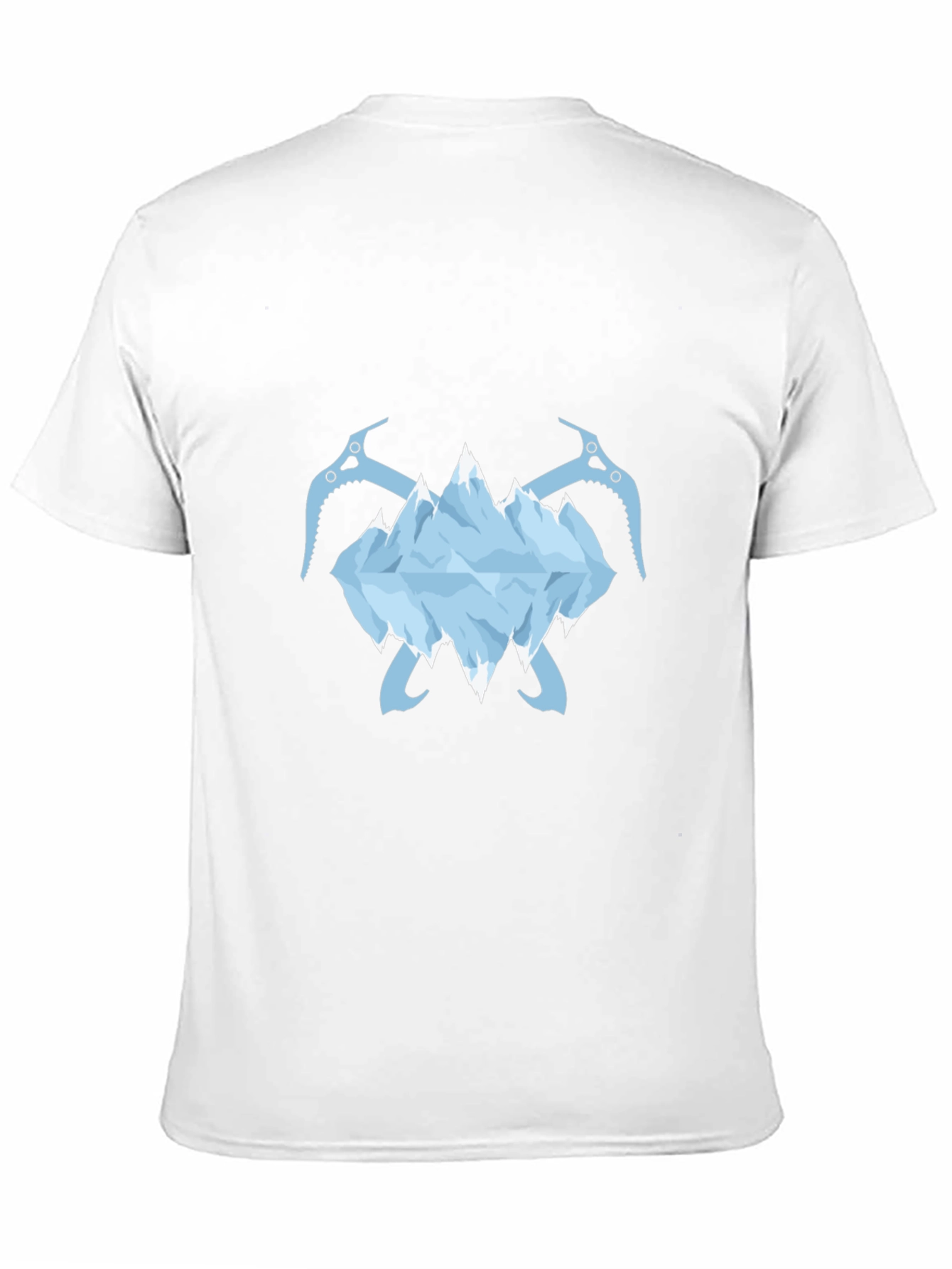 Ice Mountain & Axe Graphic Tee - Black