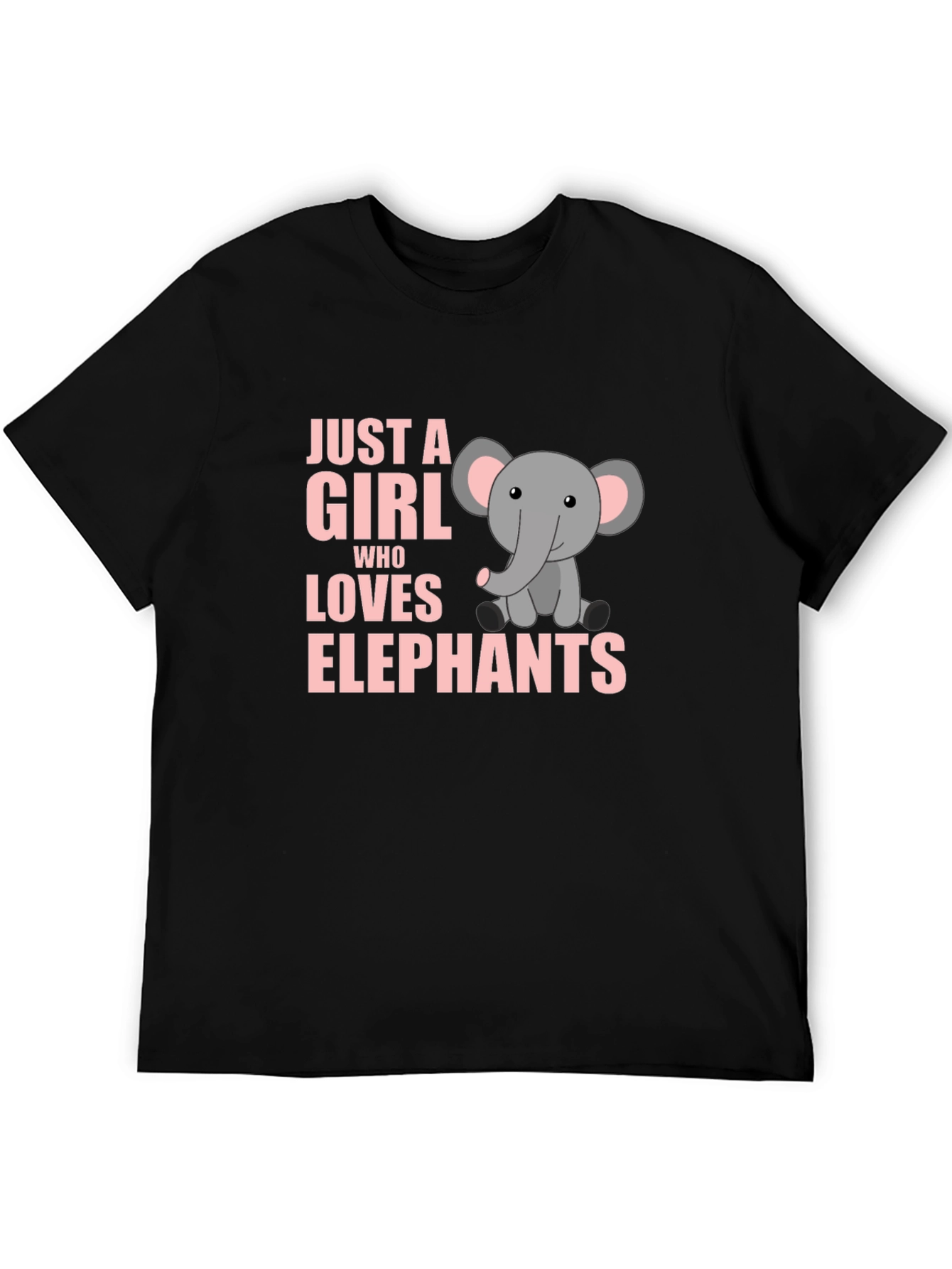 Just A Girl Who Loves Elephants T-Shirt