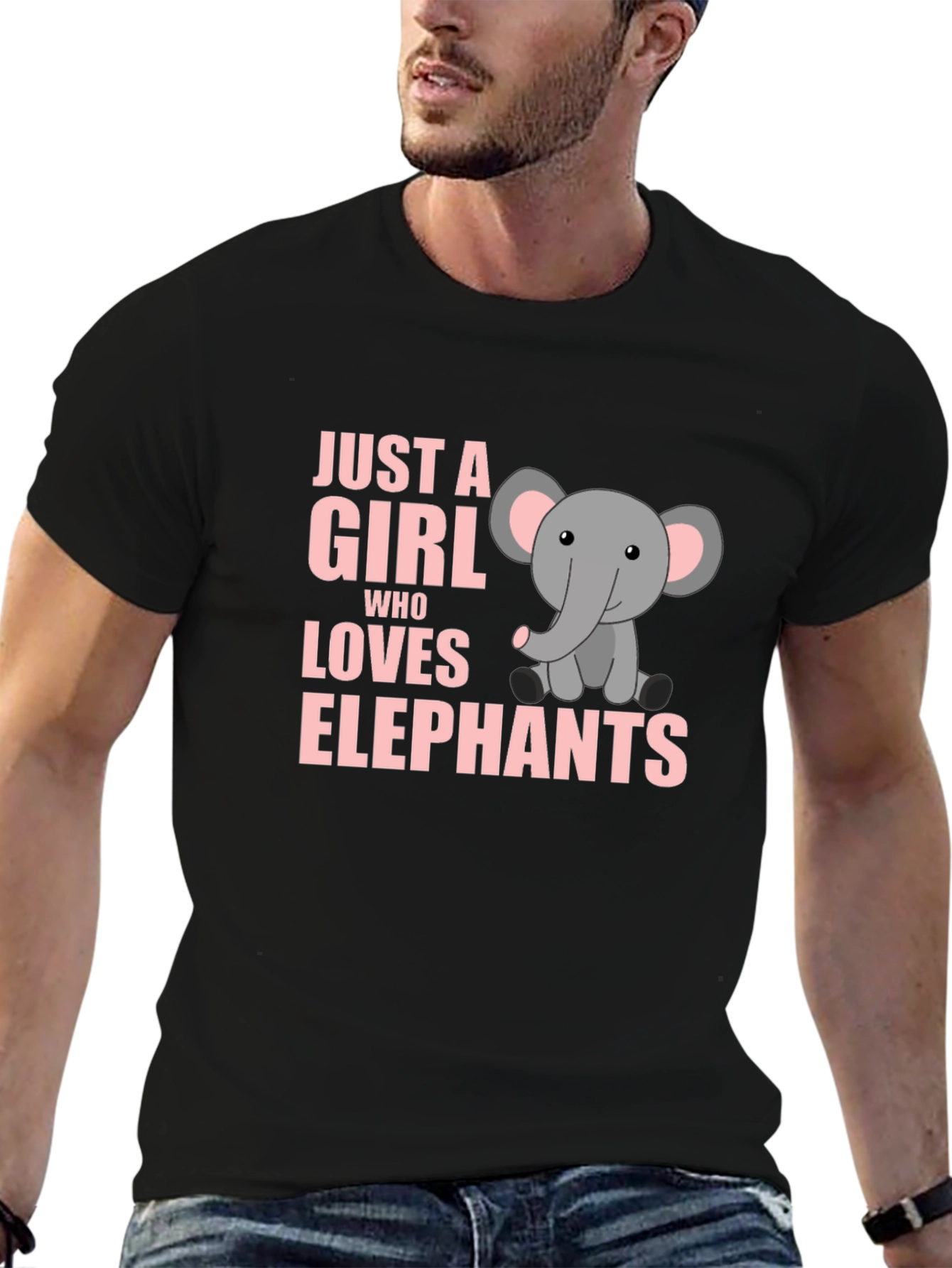 Just A Girl Who Loves Elephants T-Shirt