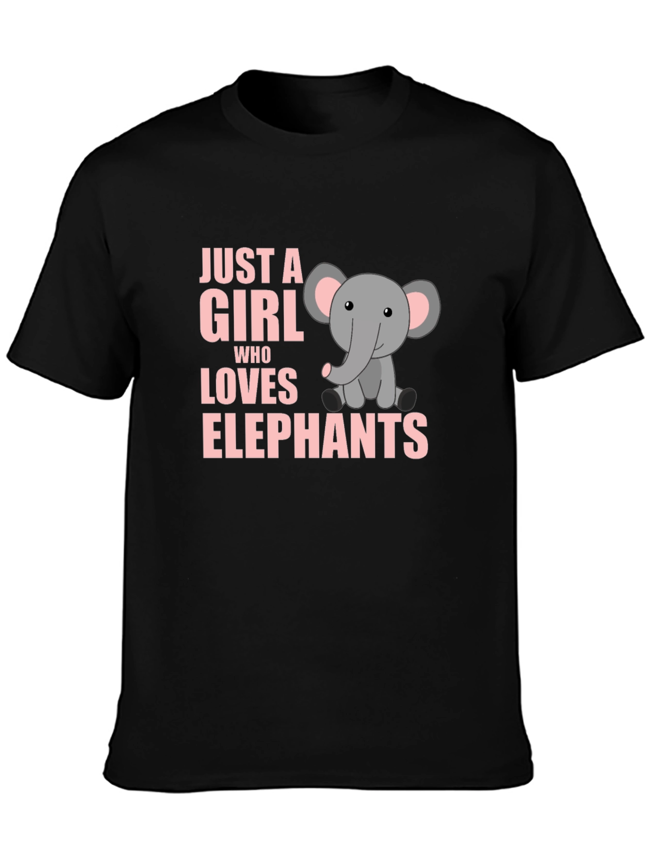 Just A Girl Who Loves Elephants T-Shirt