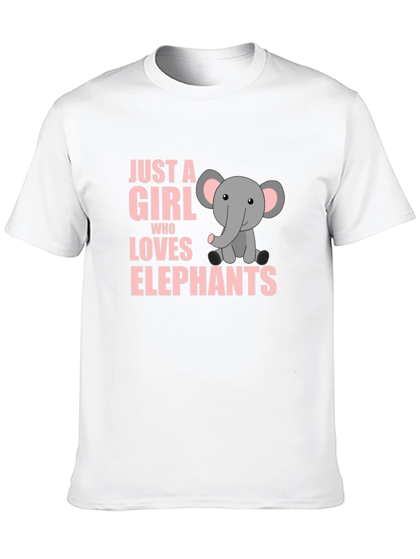 Just A Girl Who Loves Elephants T-Shirt