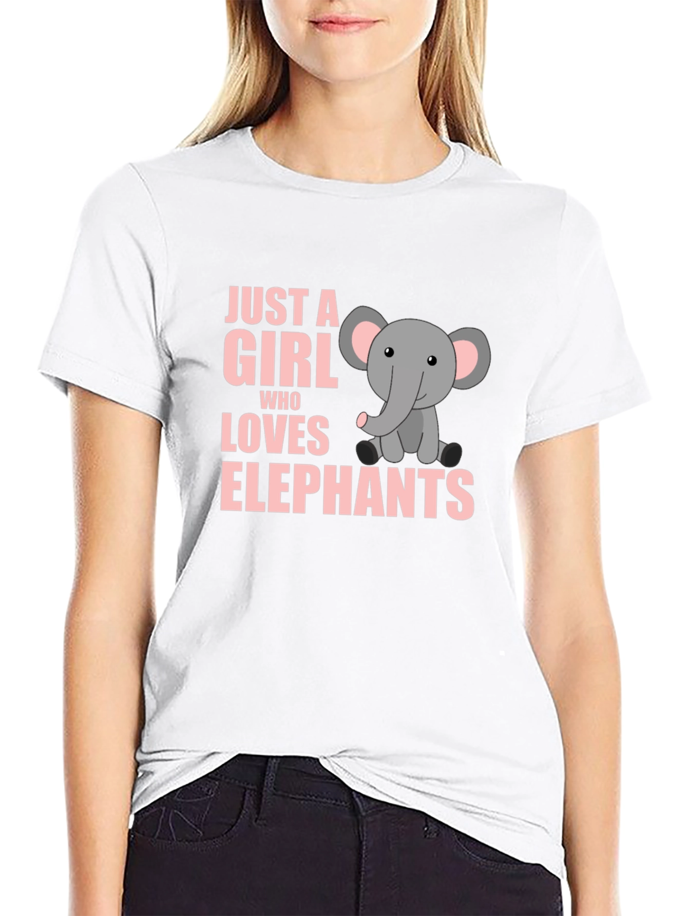 Just A Girl Who Loves Elephants T-Shirt