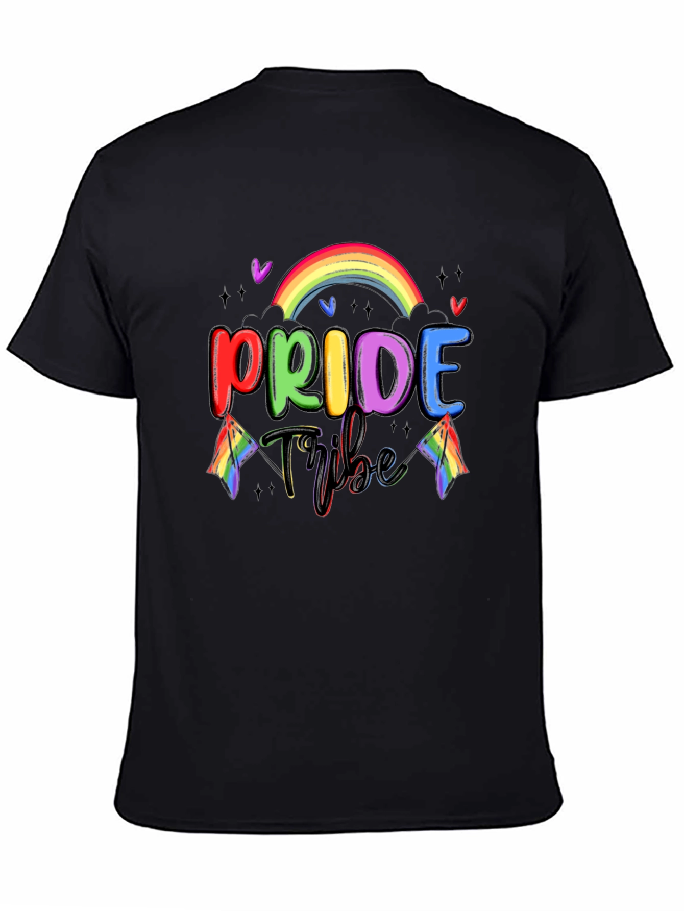 Pride Tribe Graphic T-Shirt - LGBTQ+ Rainbow Tee