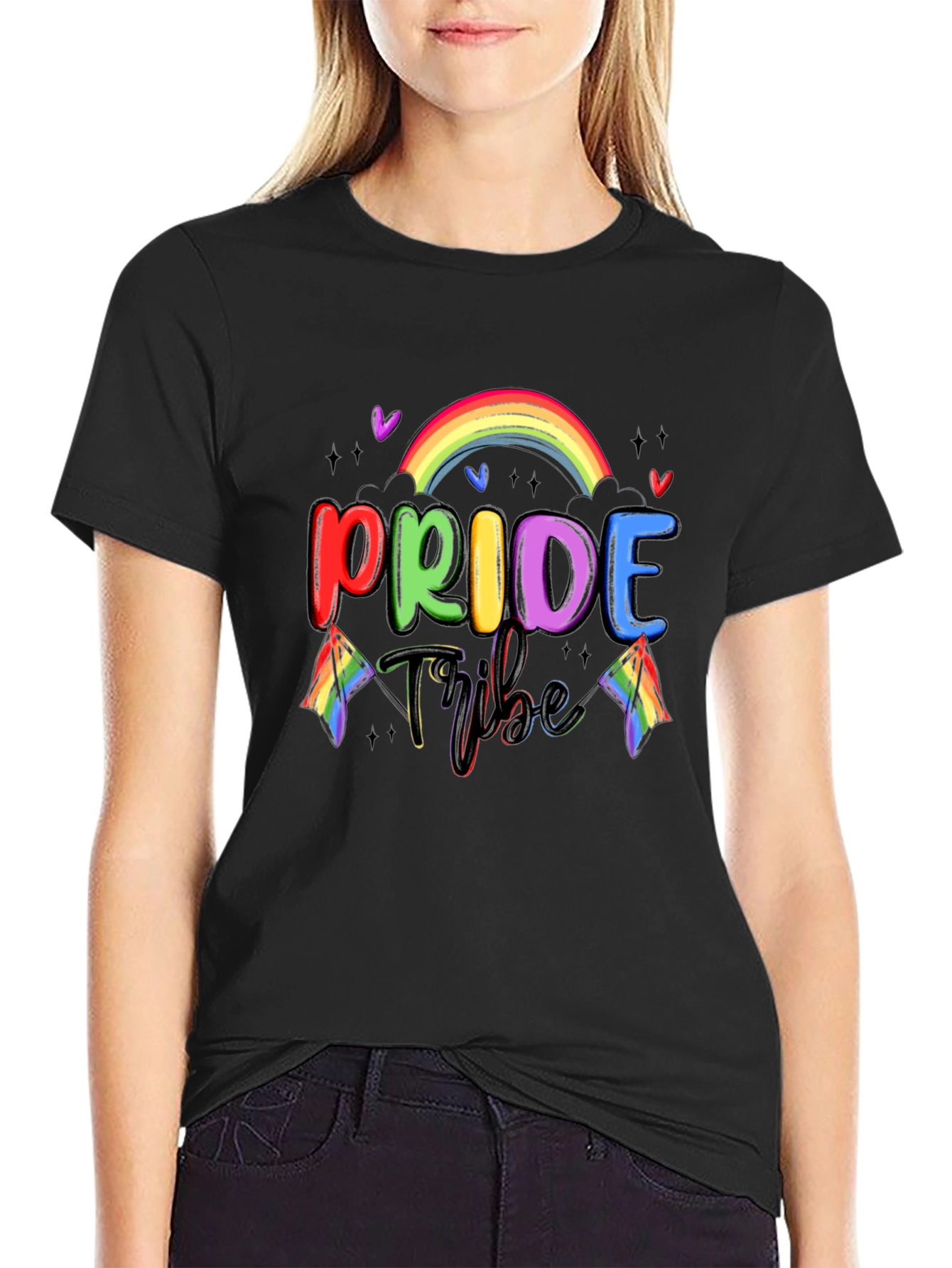 Pride Tribe Graphic T-Shirt - LGBTQ+ Rainbow Tee